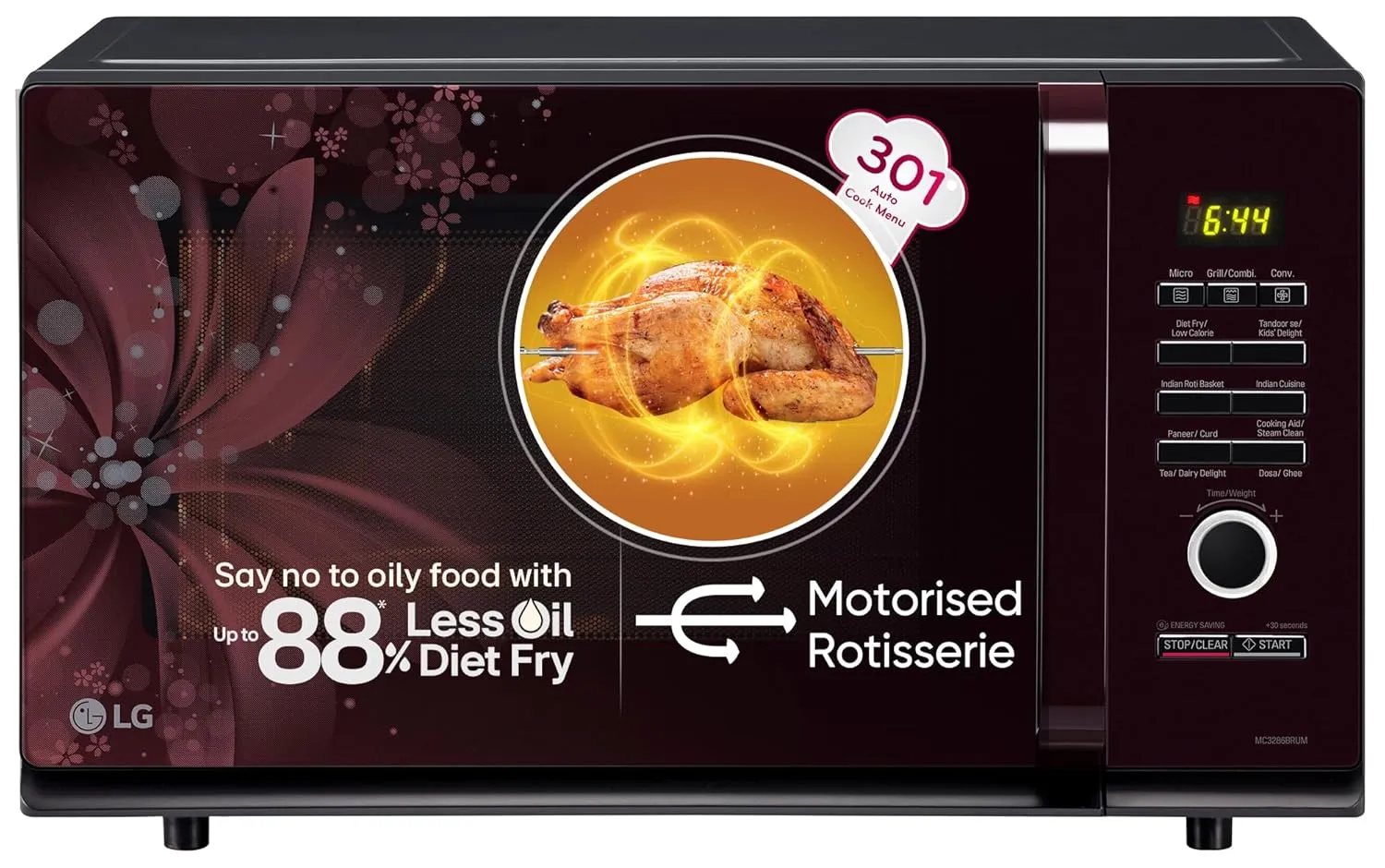 LG 32L Charcoal Convection Microwave Oven