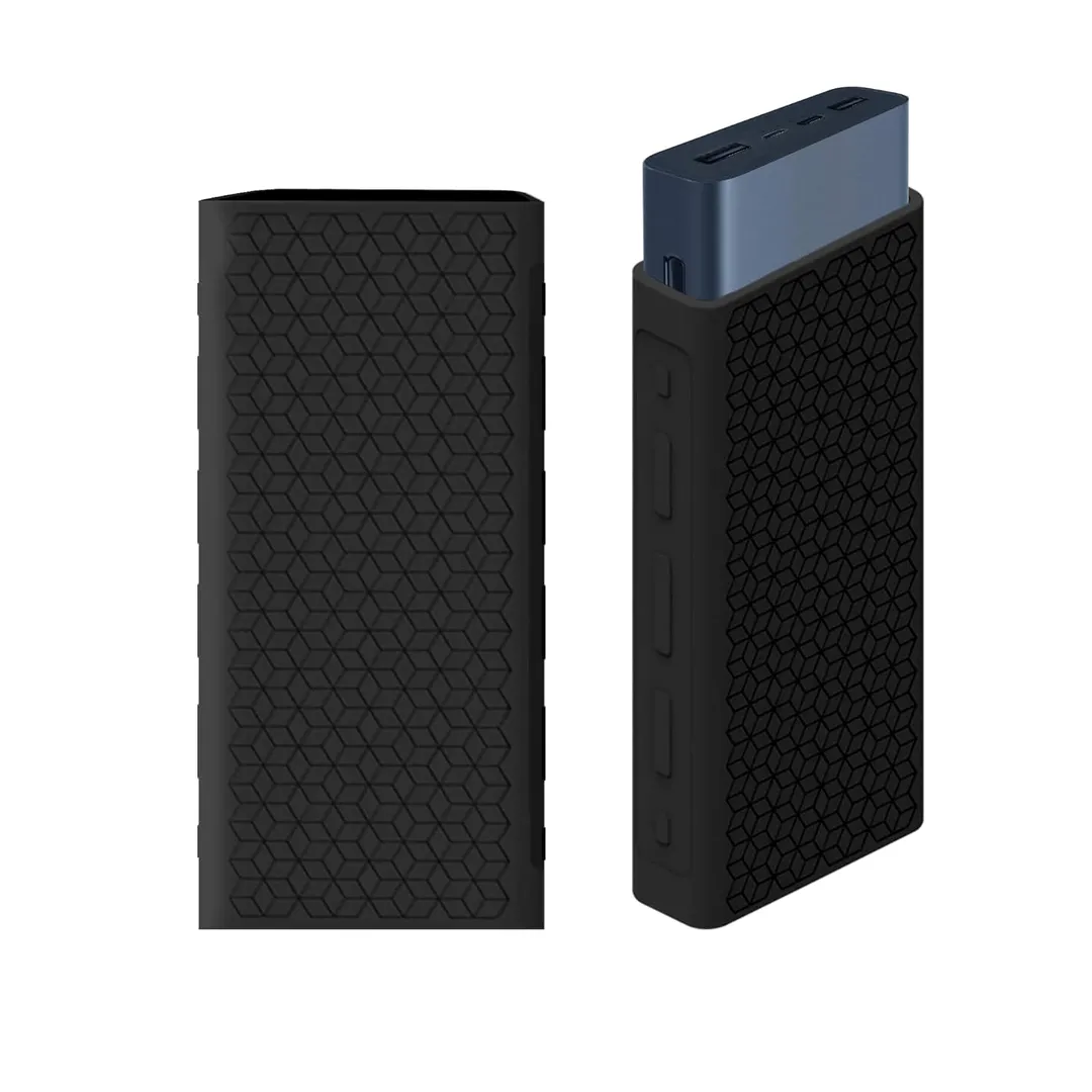 Power bank charging a phone on a desk
