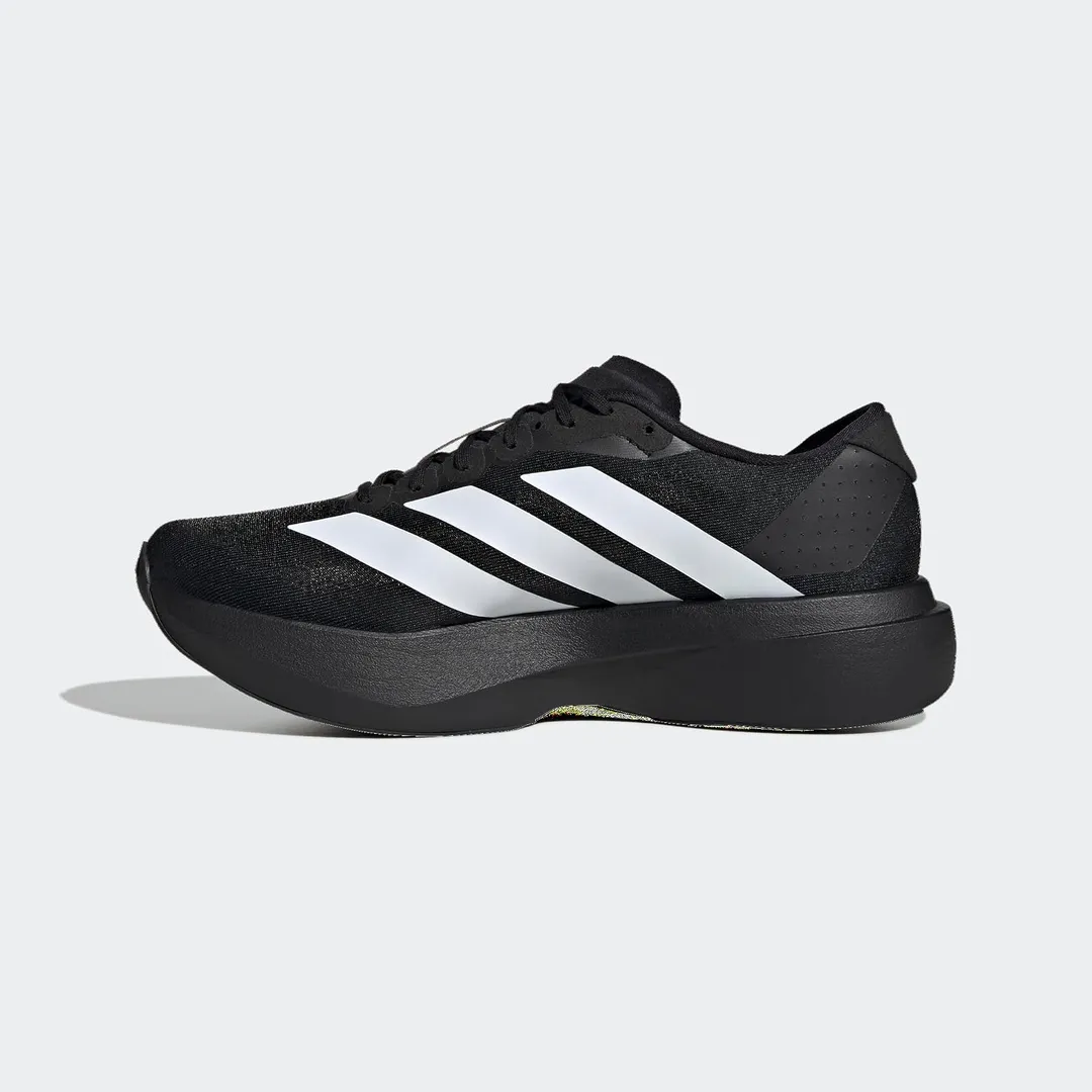 A pair of Adidas Adizero EVO SL running shoes on a clean, neutral background.