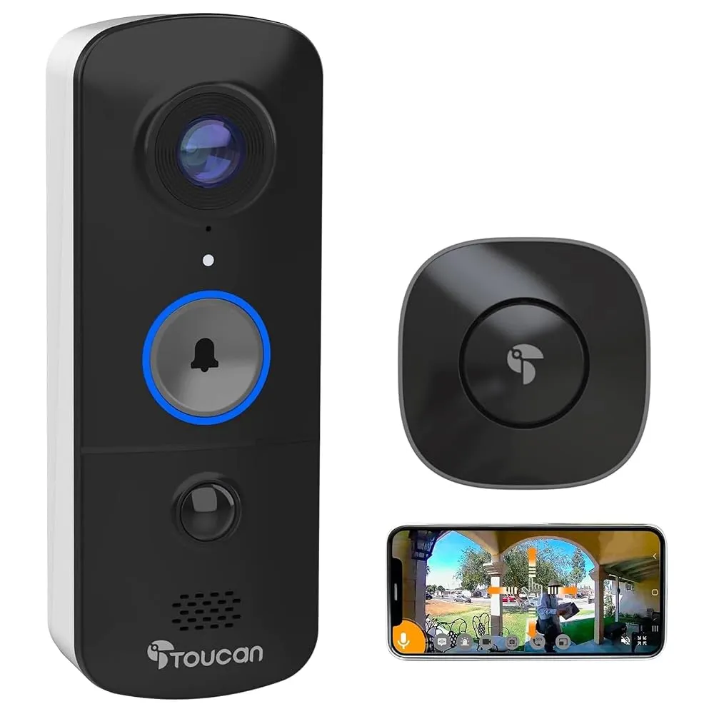 Toucan Wireless Video Doorbell V3D