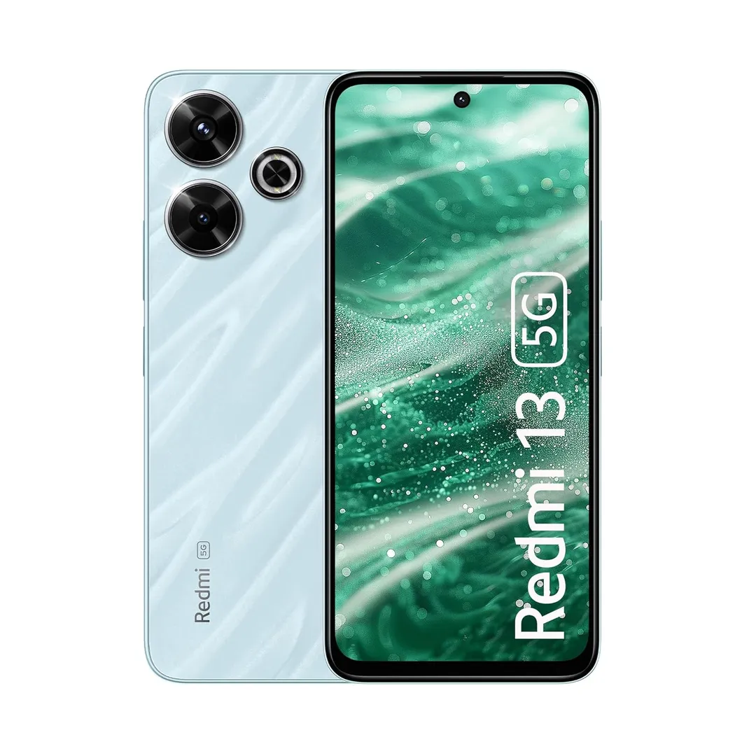 Budget 5G smartphone held in one hand