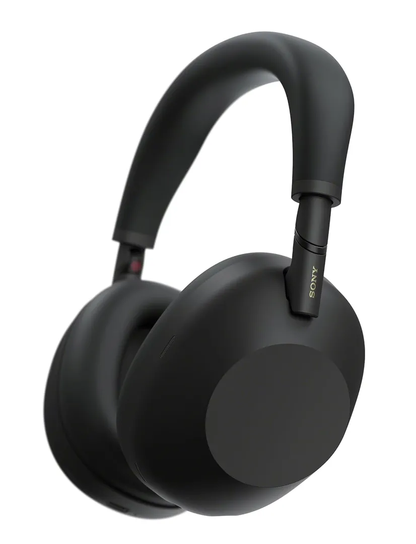 A pair of Sony WF-1000XM6 wireless earbuds resting on their charging case.